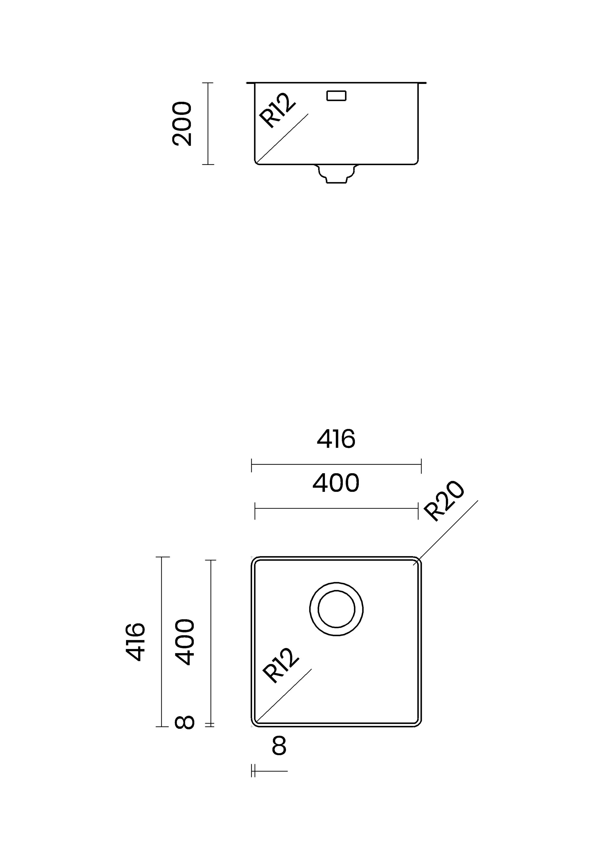Раковина из нержавеющей стали TASCA Pura Slim ARCH-00135992 - Вид №7