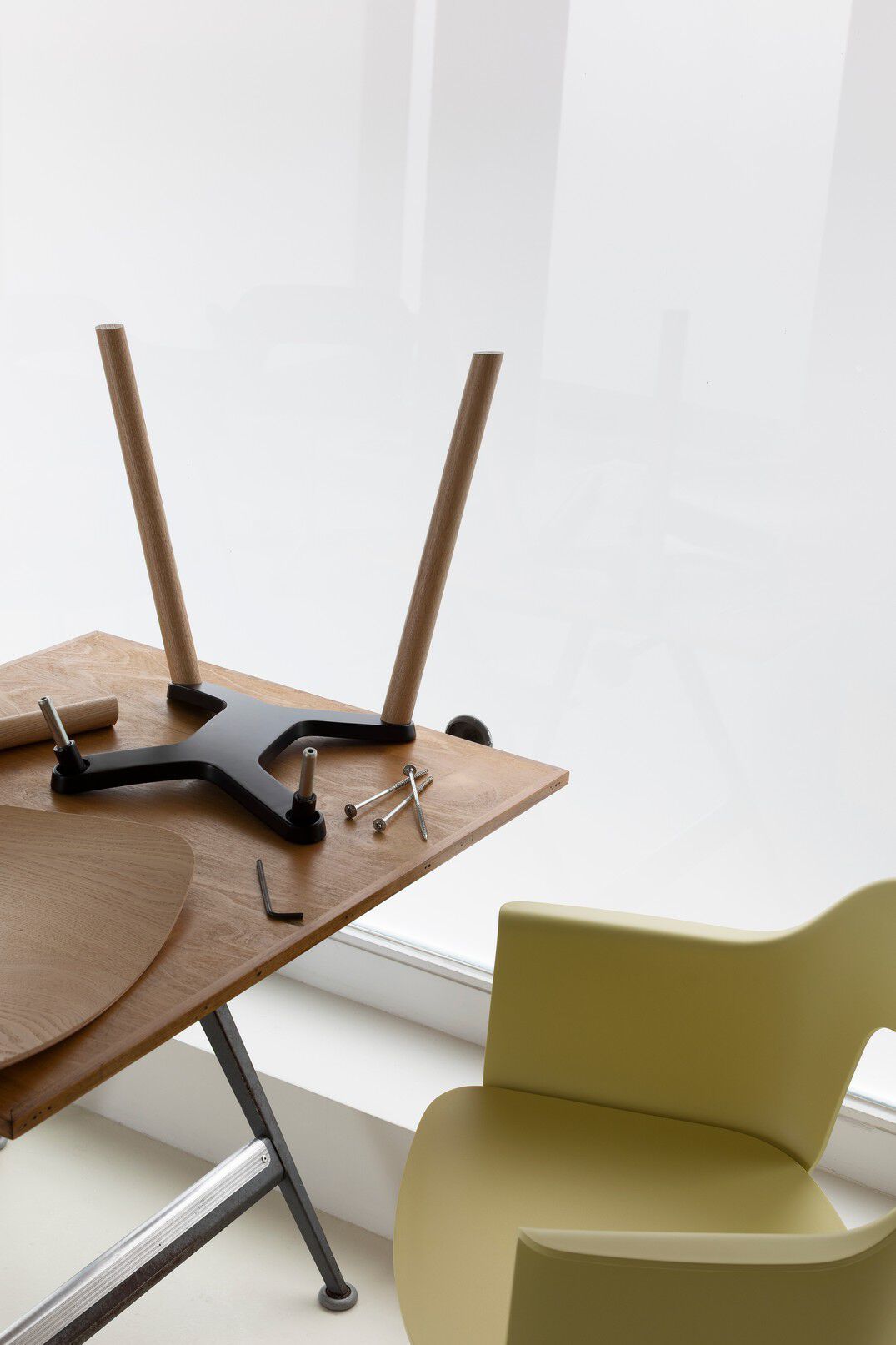 Мягкое кресло с открытой спинкой с подлокотниками Hay макет ARCH-00068393 - Вид №11