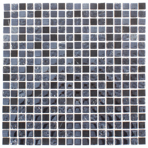 Мозаика Fsn 30х30 см, стекло, цвет чёрный ARTENS