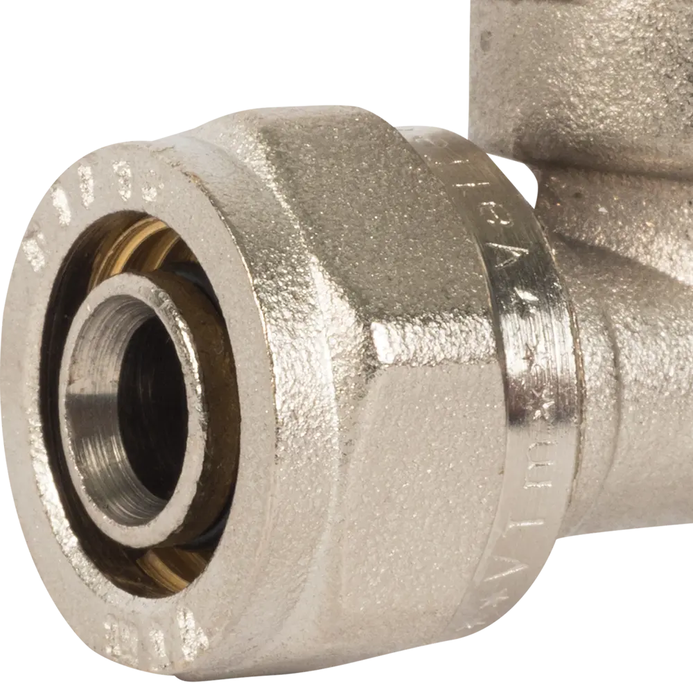 Тройник обжимной Valtec 16×1/2" для систем водоснабжения и отопления 10519420 STLM-0000574 - Вид №1