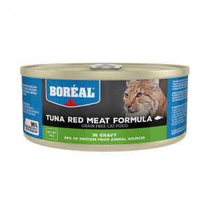 ПР0058954 Корм для кошек красное мясо тунца в соусе банка 80г Boreal