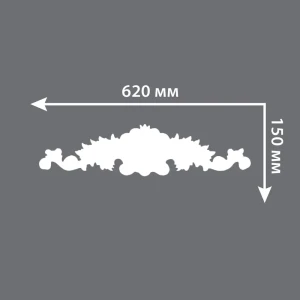 Пилястра Decomaster 61181 150x620 мм