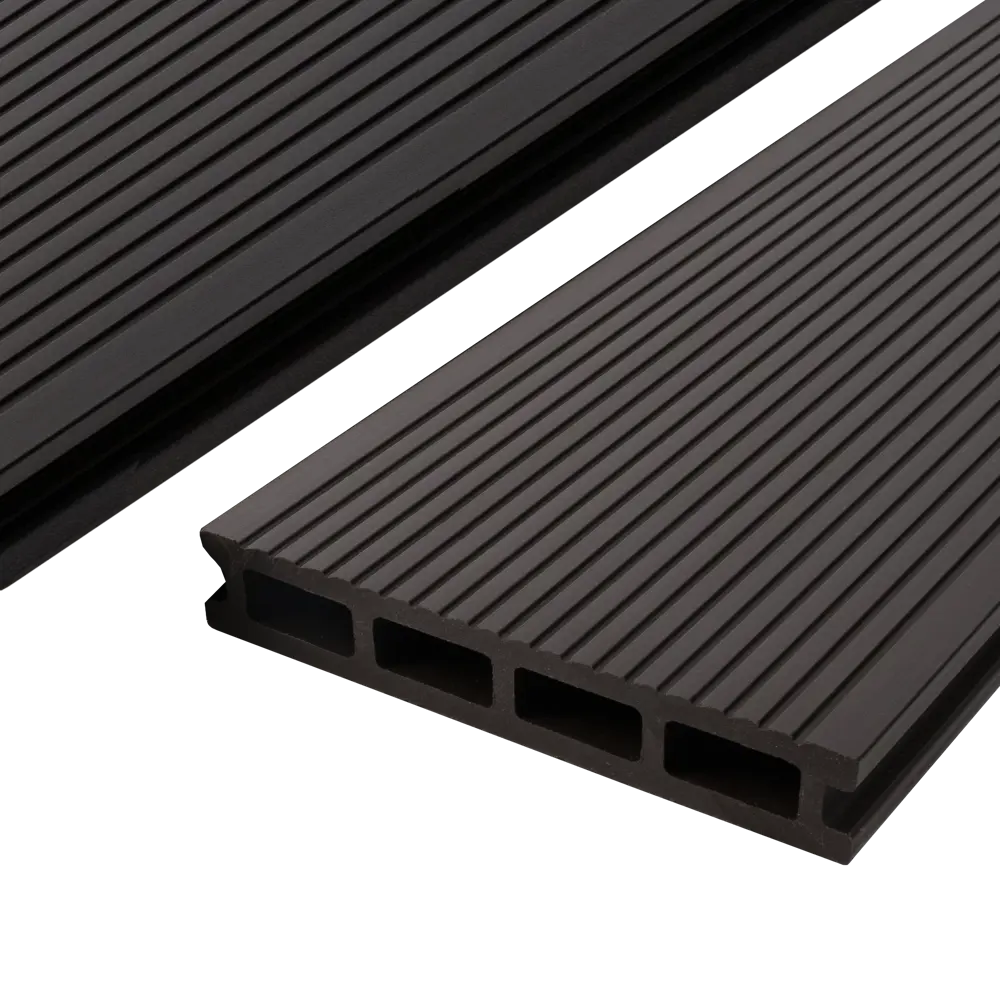 Террасная доска ДПК T-Decks цвет Венге 4000x150x25 мм двусторонний вельвет 0.6 м² STLM-2020840 - Вид №3