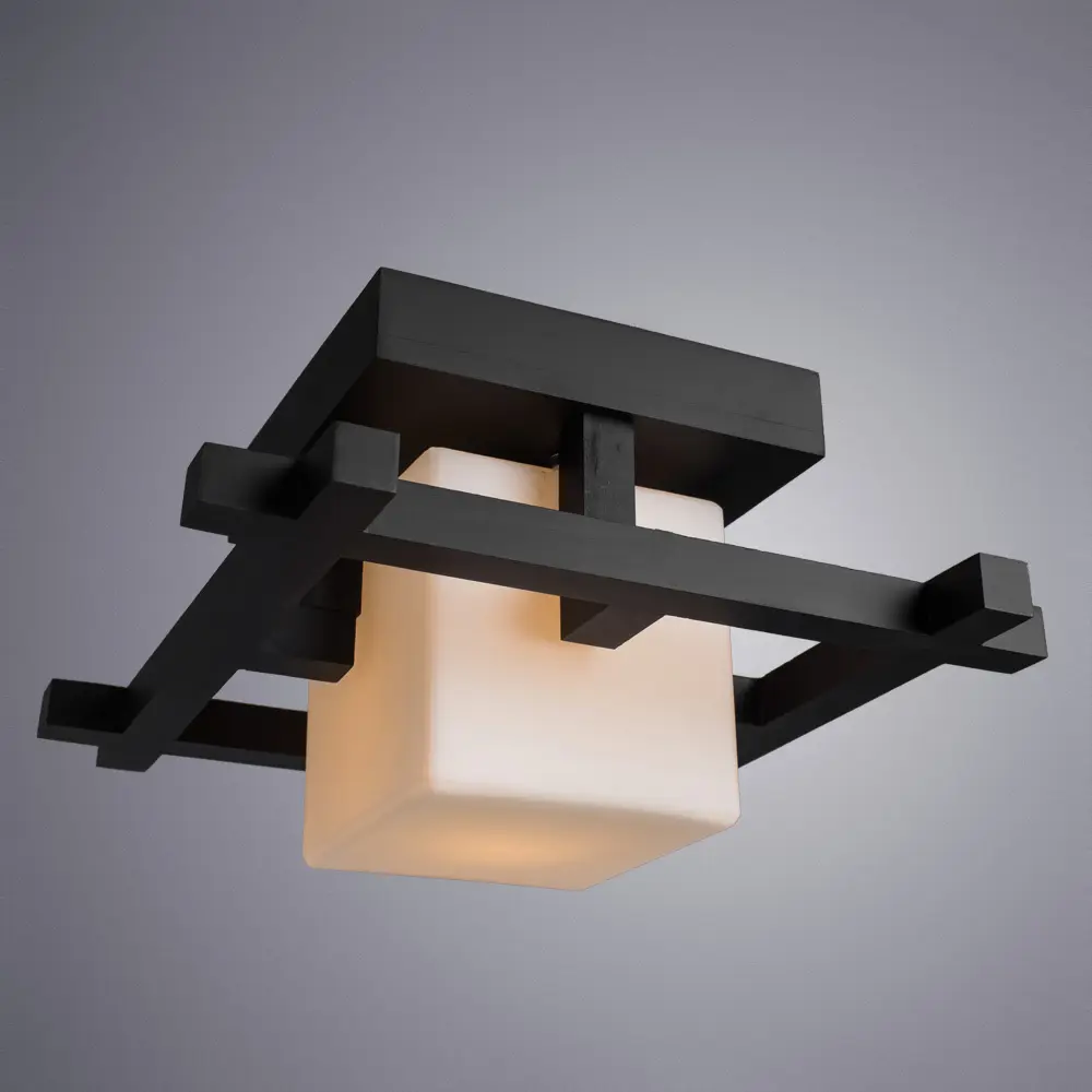 Люстра потолочная «Woods» 1 лампа 10 м² цвет черный Arte Lamp STLM-2045945 - Вид №1