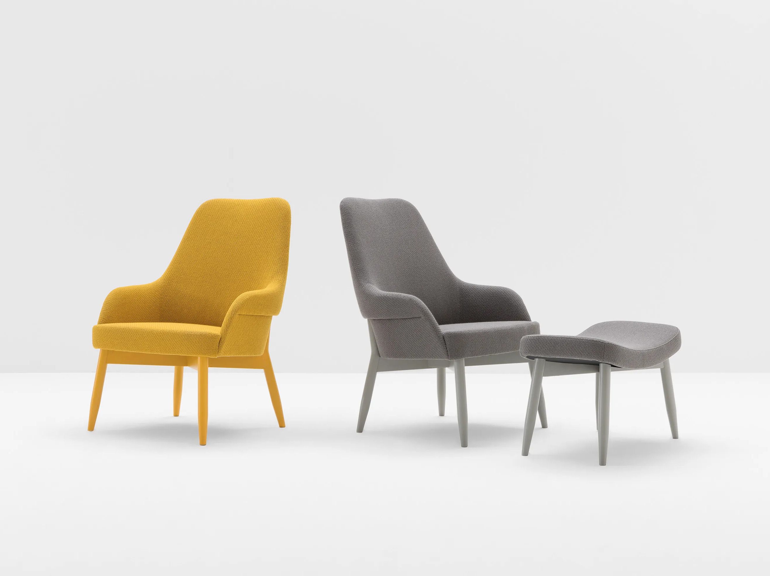 Кресло bergère из бука с подлокотниками Billiani Spy ARCH-00032229 - Вид №2