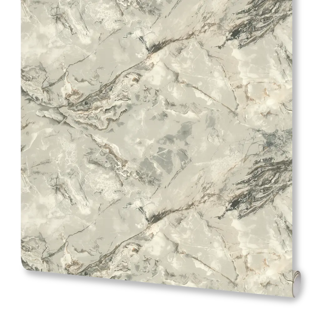 Флизелиновые обои Ornamy Calacatta серые с рельефной текстурой 89433801 STLM-1565118