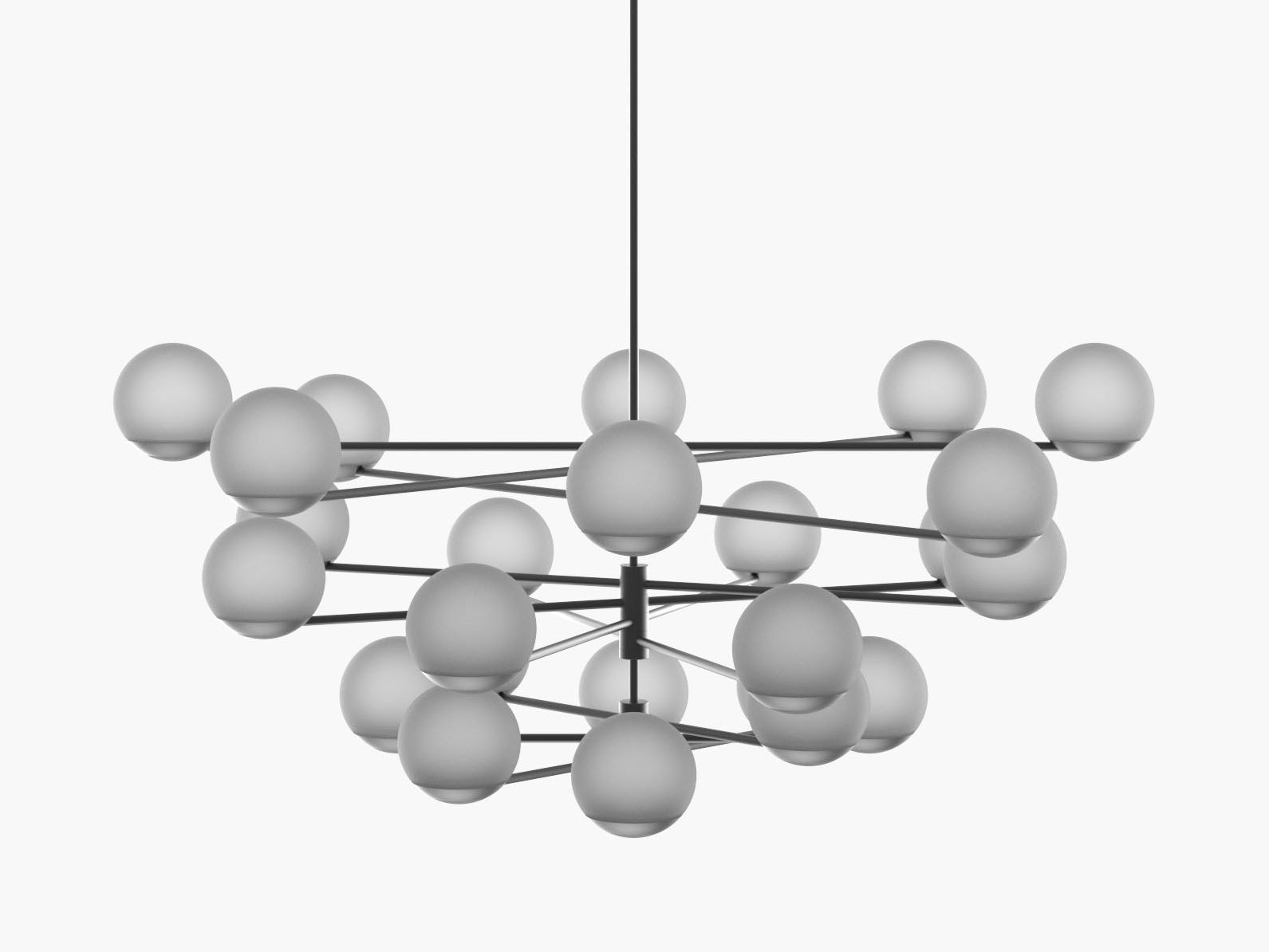 Выдувное стекло светодиодный подвесной светильник Cameron Design House Мяч и обруч ARCH-00043199 - Вид №9