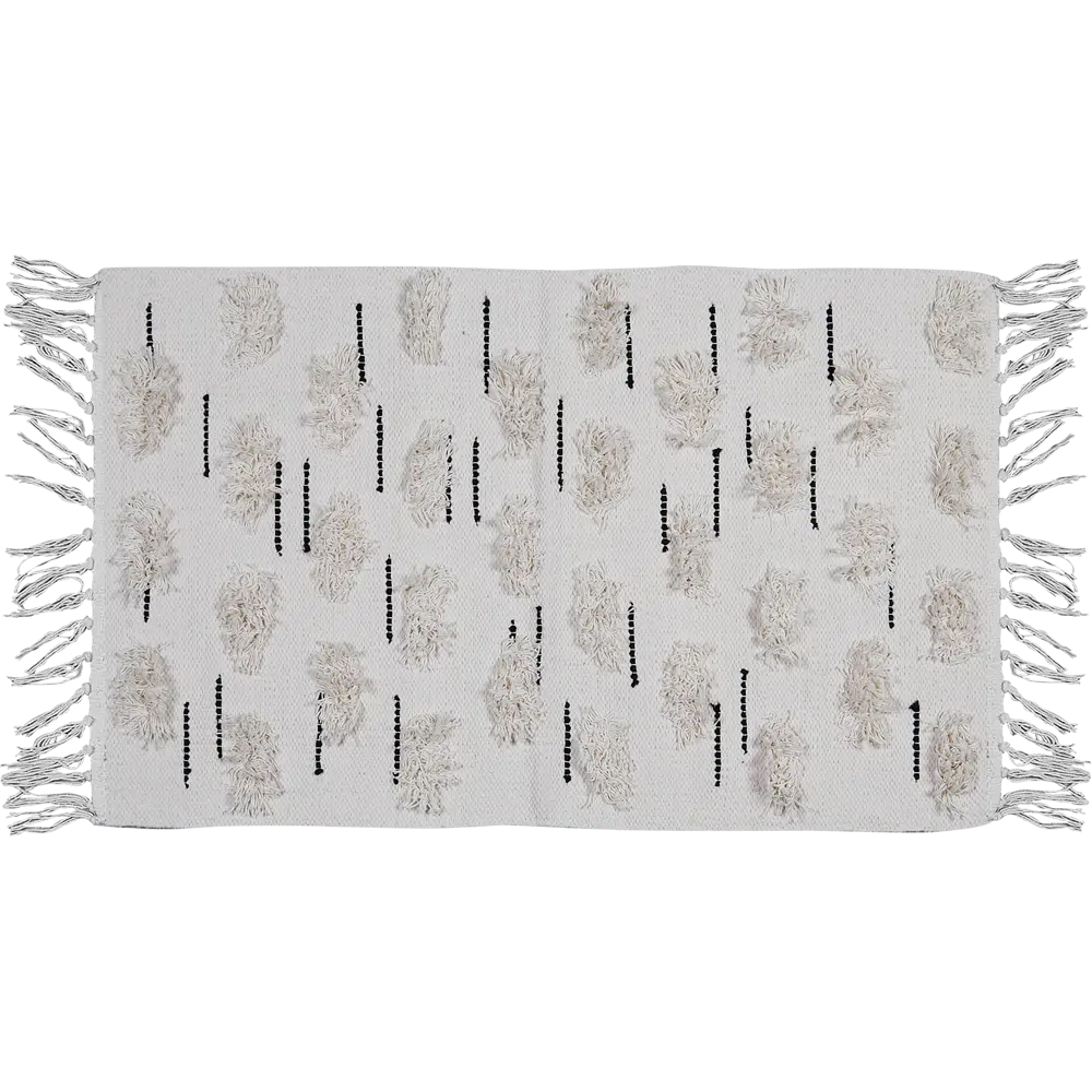 Коврик Inspire декоративный хлопок BAURU 50x80 см цвет бежевый STLM-2192998