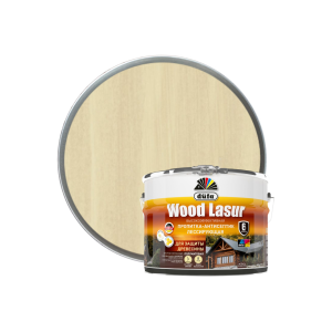 90737944 Пропитка для защиты древесины Wood Lasur бесцветный 9 л STLM-0361968 DUFA