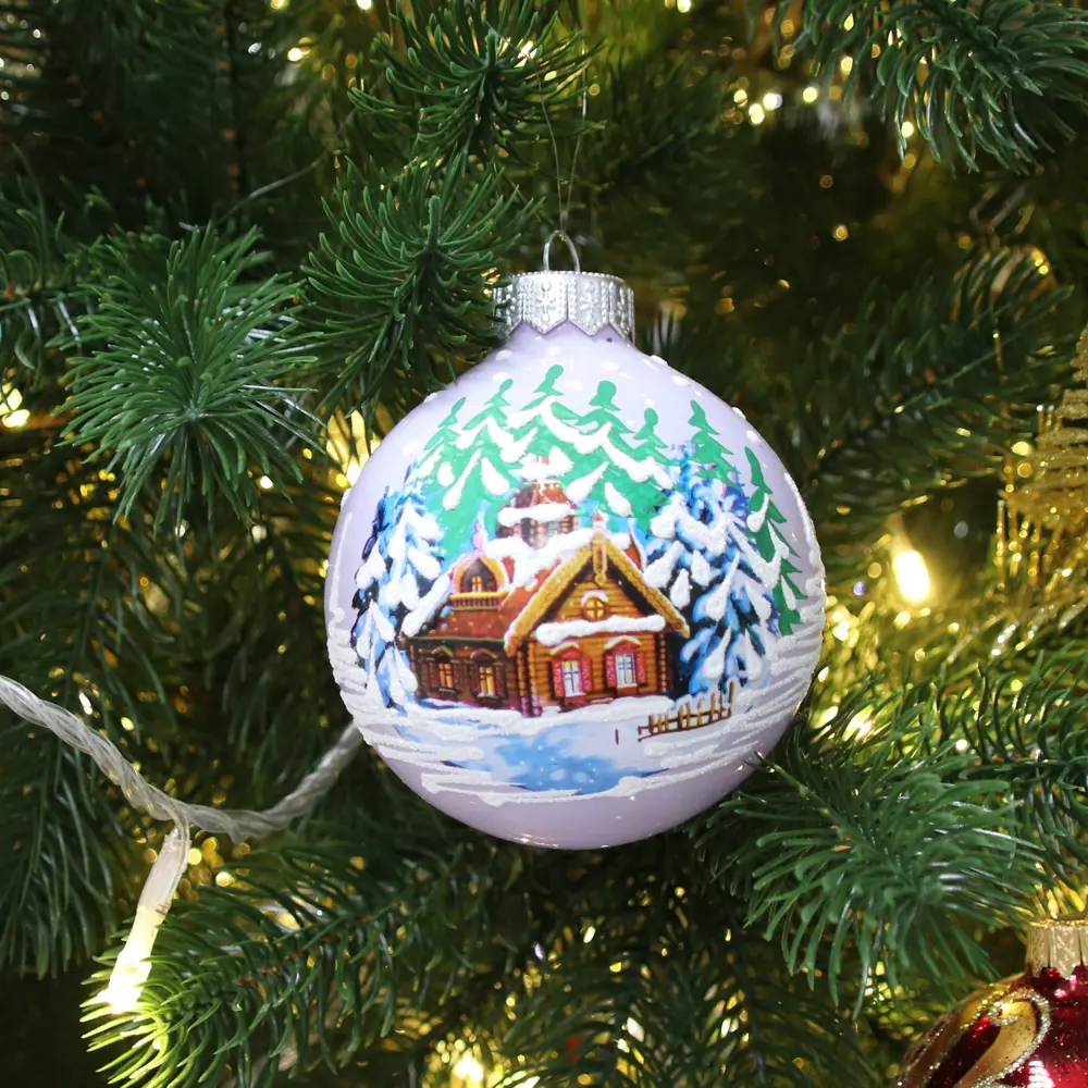 85178256 Шар Волшебный домик КУ-80-214177 Коломеев 8x9 см STLM-0956285 Santreyd 