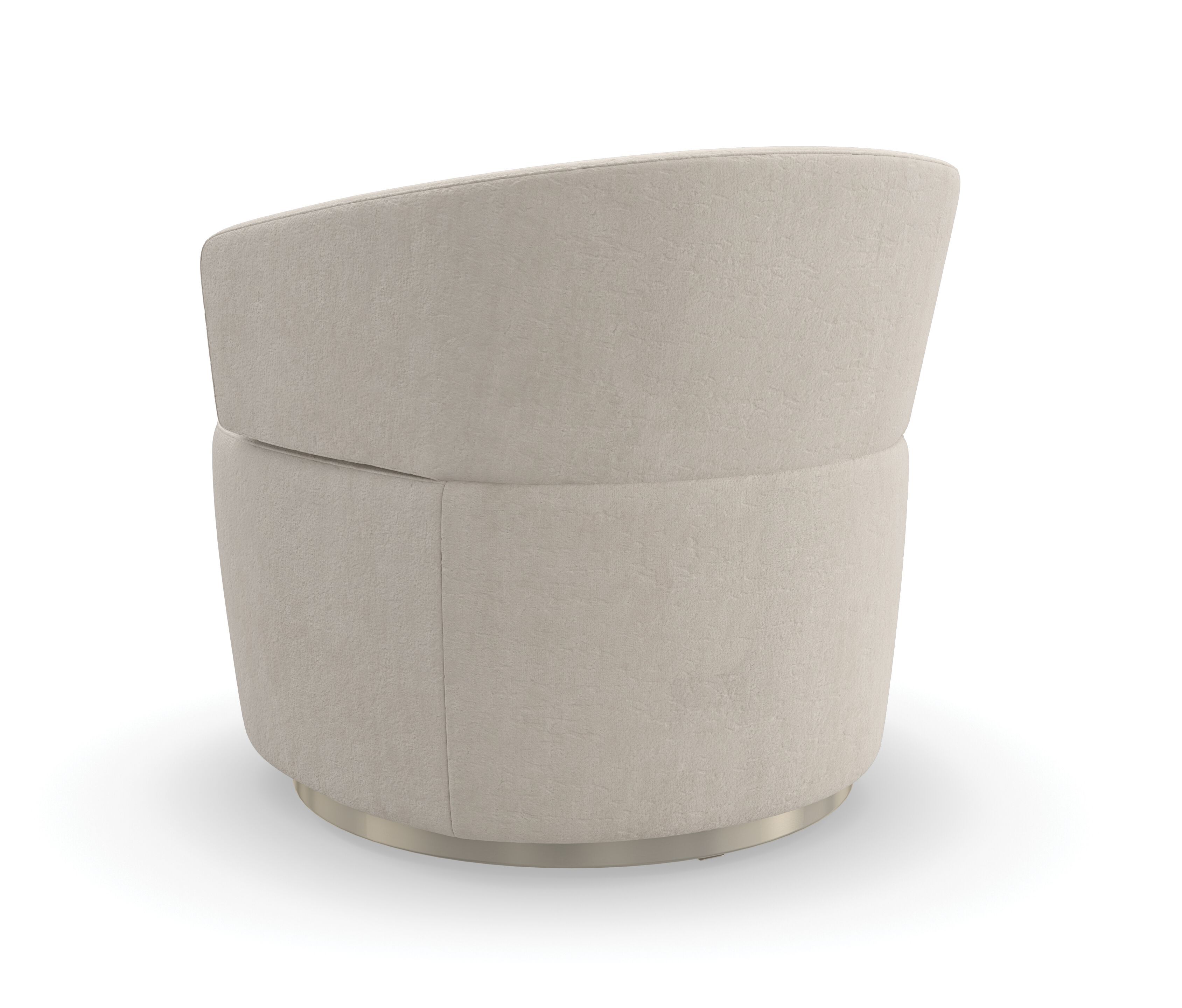 Бархатное вращающееся кресло Caracole Олимпия ARCH-00048602 - Вид №2