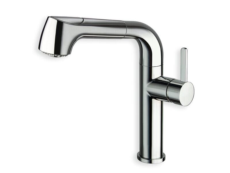 Однорычажный смеситель для кухни с выдвижным ручным душем CRISTINA Rubinetterie кухня-Contemporary Collection ARCH-00102205