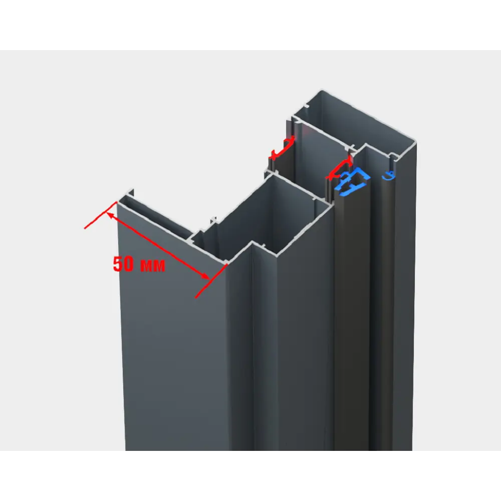 Дверь входная металлическая Термо 98x205 см левая дуб белый DOORHAN STLM-2045902 - Вид №4
