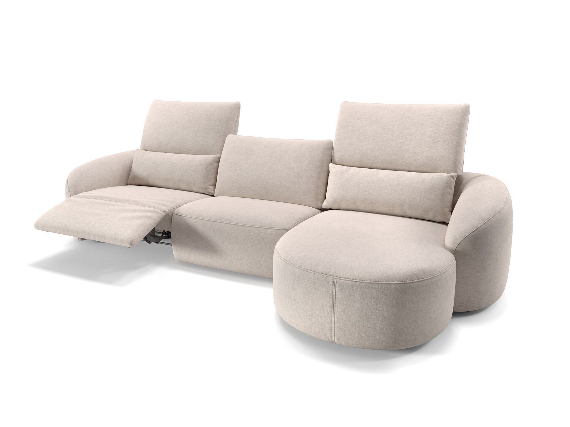 Тканевый диван с полуостровом Sofanella Санкт-Мориц ARCH-00070925 - Вид №1