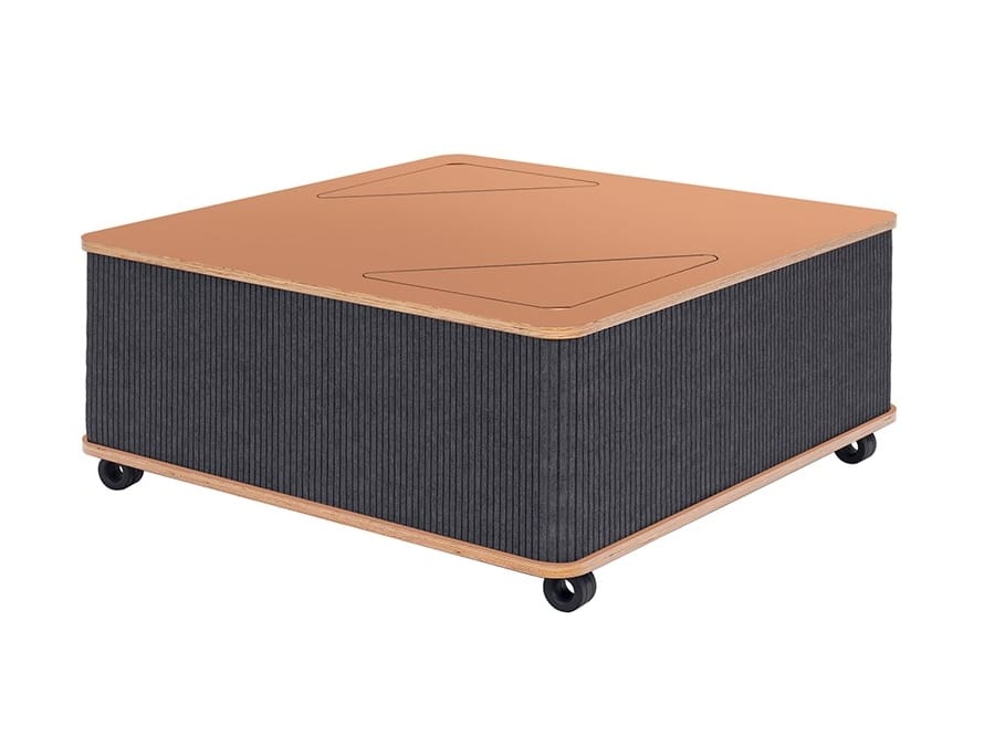 Низкий журнальный столик из войлока с колесами Askia THE CATCHER ARCH-00150503 - Вид №24