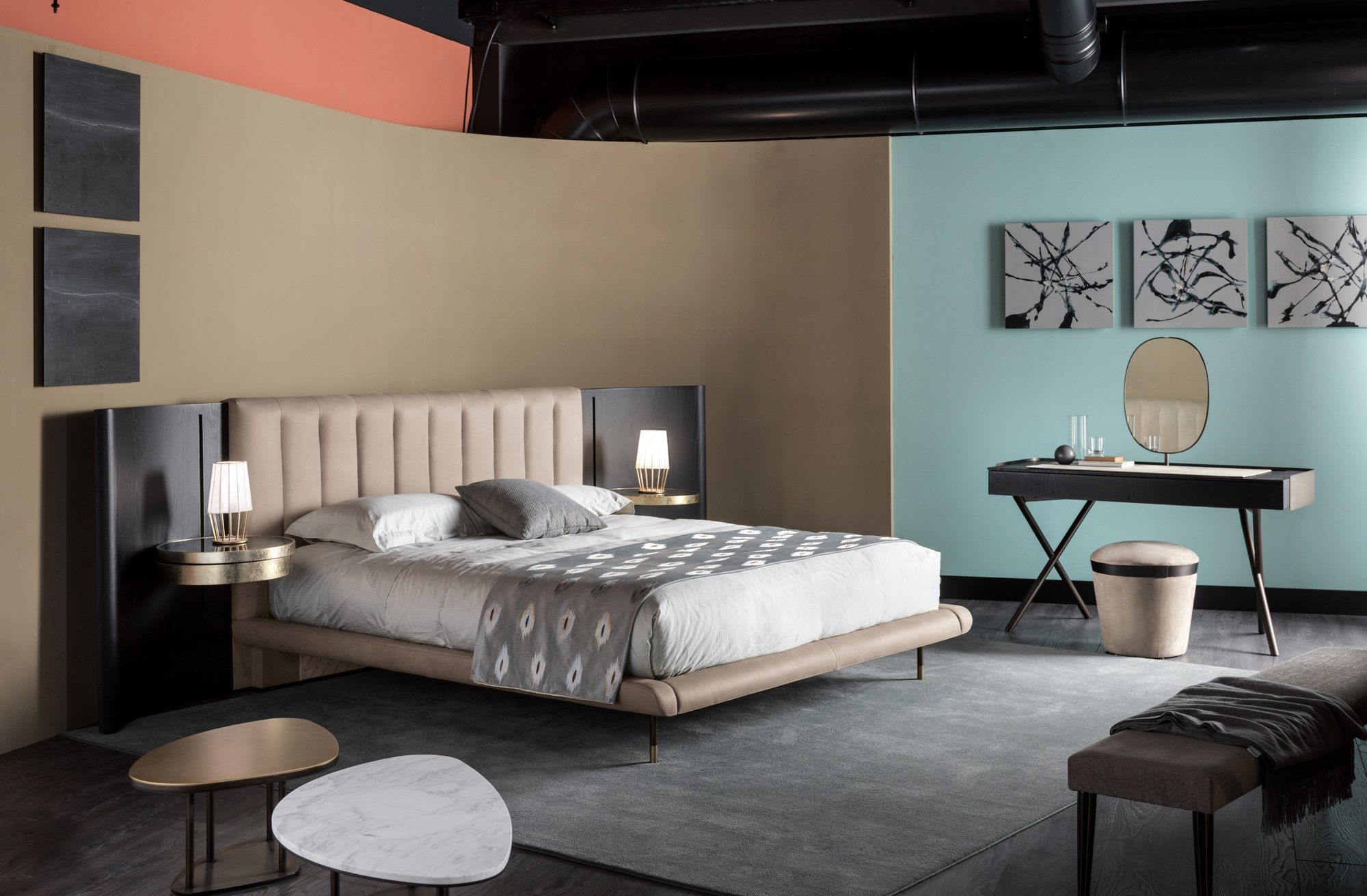 Бронзовый низкий журнальный столик Cantori NINFEA ARCH-00141802 - Вид №3