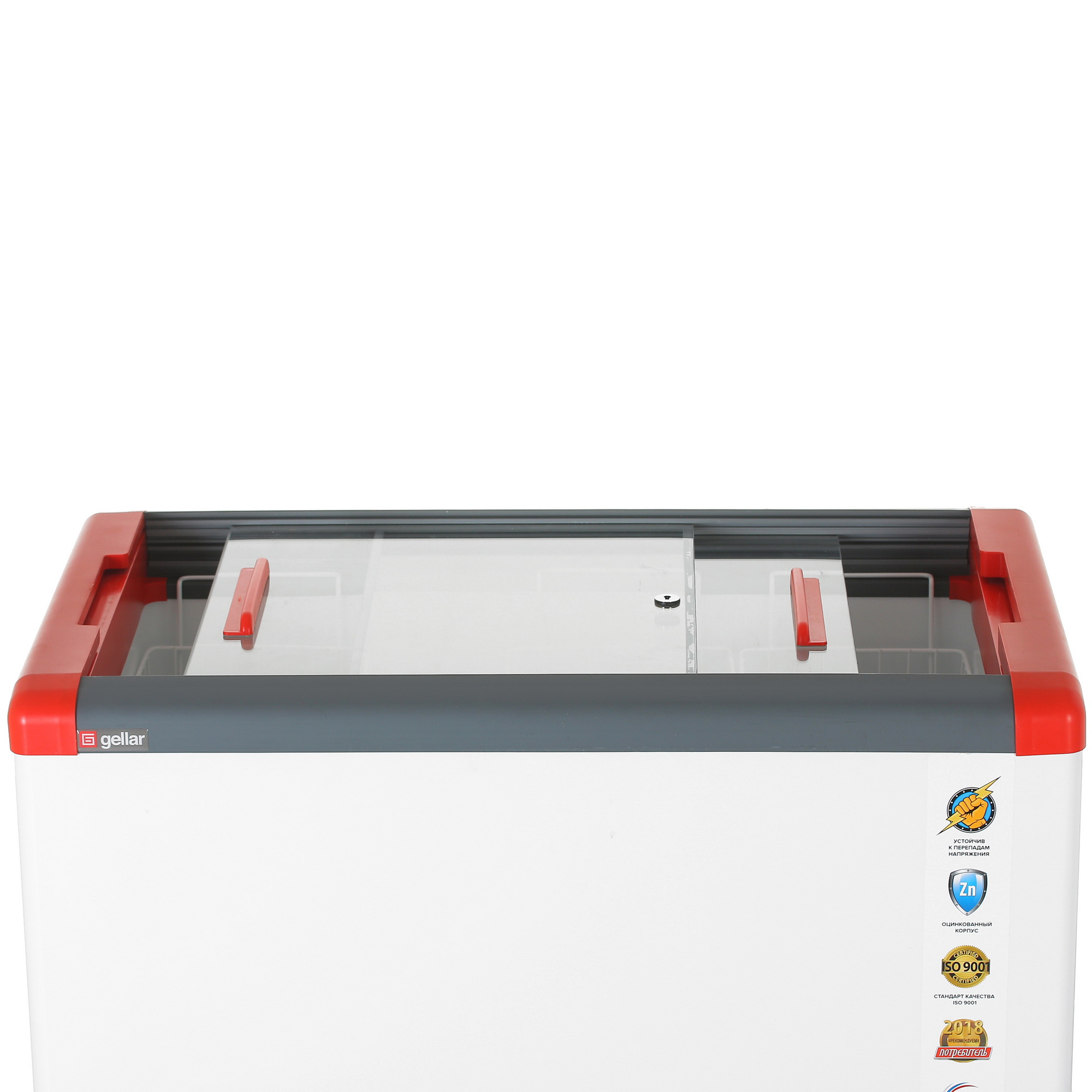 1229577 Морозильный ларь Frostor Gellar FG 350 C белый, красный STDN-0141605 - Вид №4