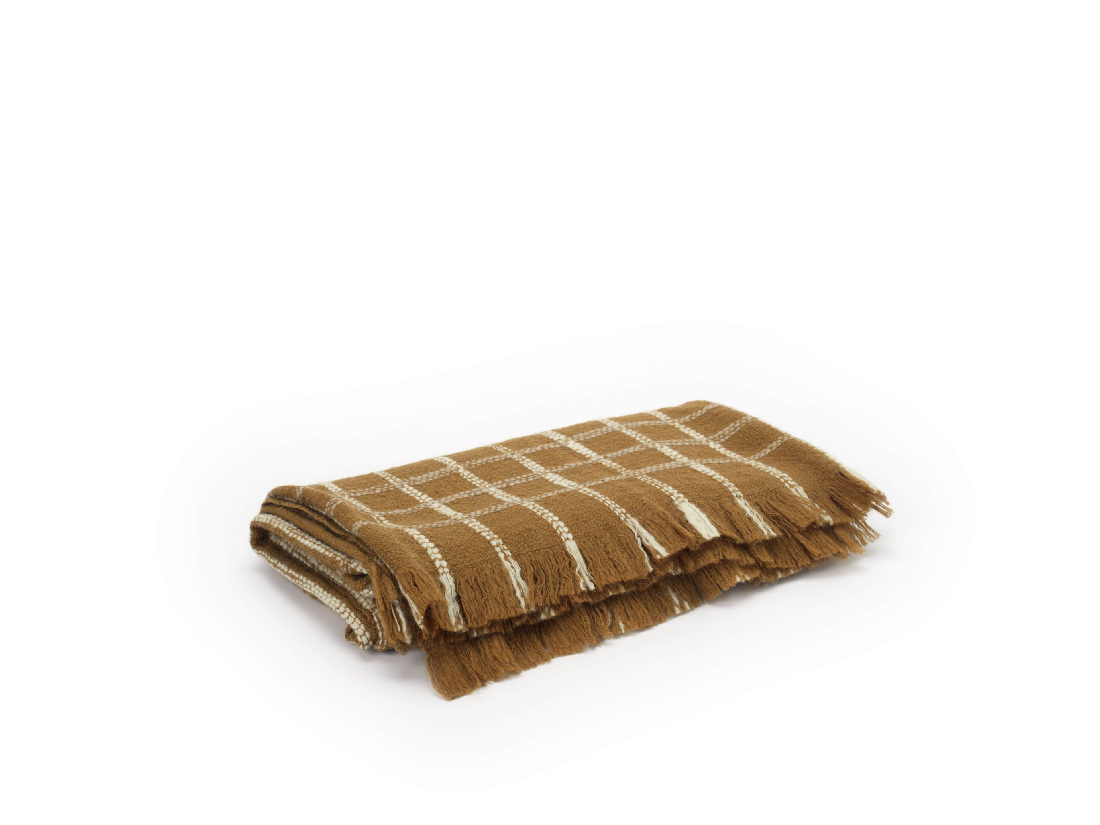 Шерстяной клетчатый плед Élitis EDITH ARCH-00143995 - Вид №7