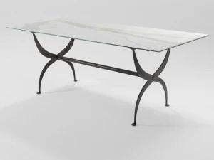 Barel Прямоугольный обеденный стол из стеклокерамики