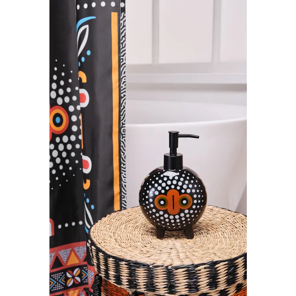 Дозатор для жидкого мыла Moroshka Bantu цвет черный STLM-2189983 - Вид №5