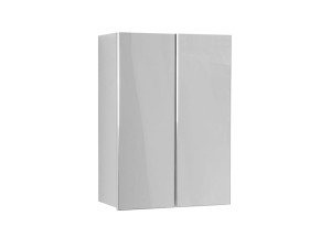 Подвесной шкаф для белья из ДСП с зеркалом