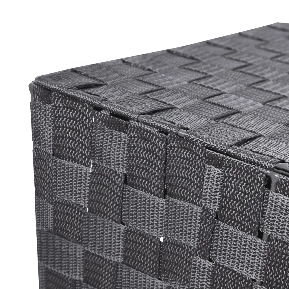 Корзина для белья Sensea Weaved 60 л цвет темно-серый STLM-2209515 - Вид №2