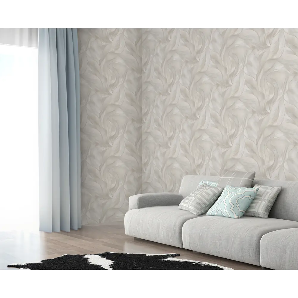 Флизелиновые обои Ateliero Armand серые 1.06 м 89423713 STLM-1571980 - Вид №5