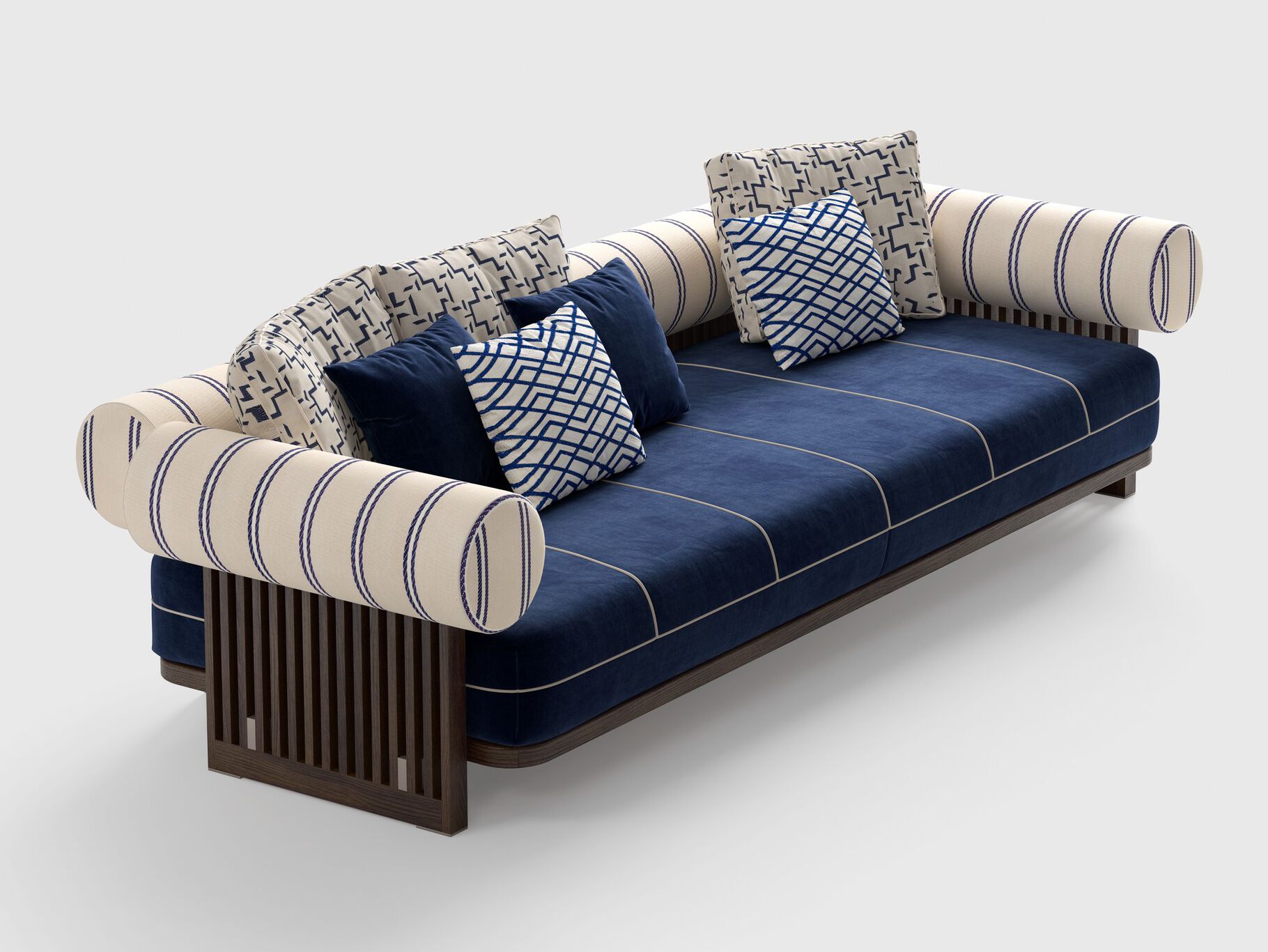 2-местный тканевый садовый диван CPRN HOMOOD Shapes Outdoor ARCH-00015436