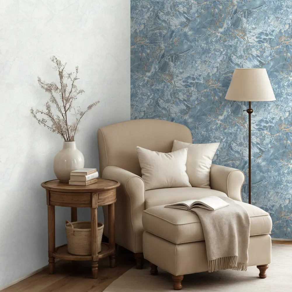 Флизелиновые обои Euro Decor Lucerna белые рельефные 1.06 м 89437901 STLM-1584522 - Вид №4