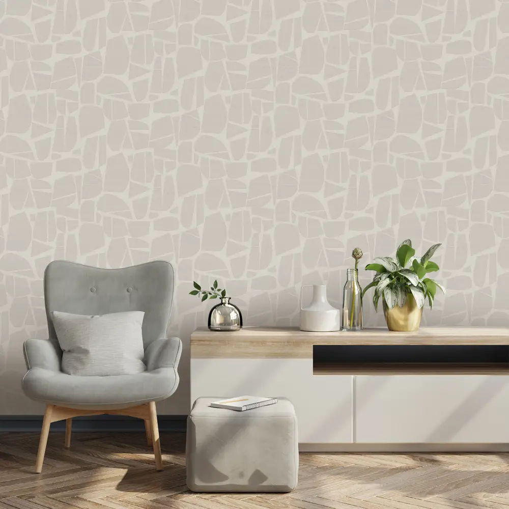 Обои флизелиновые Victoria Stenova ScandiId серые 1.06 м VS589941 STLM-2201704 - Вид №3