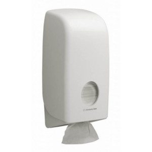 6946 Kimberly Clark Диспенсер для листовой туалетной бумаги из пластика белый Kimberly Clark Professional Aquarius 6946 белый