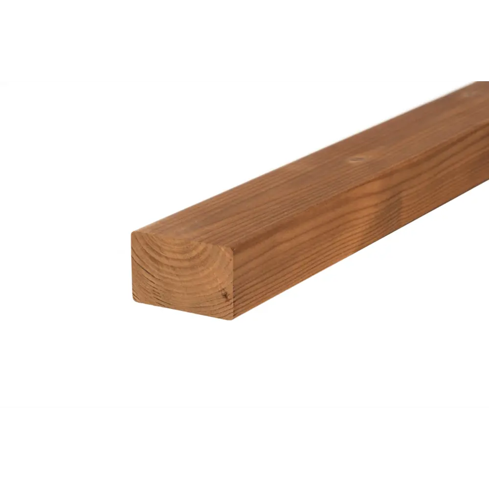 Реечная панель прямоугольник дерево цвет натуральный 1000x40x18 мм Santreyd STLM-2031914