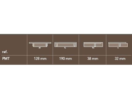 Железная мебельная ручка Dauby Pure® ARCH-00149930 - Вид №7