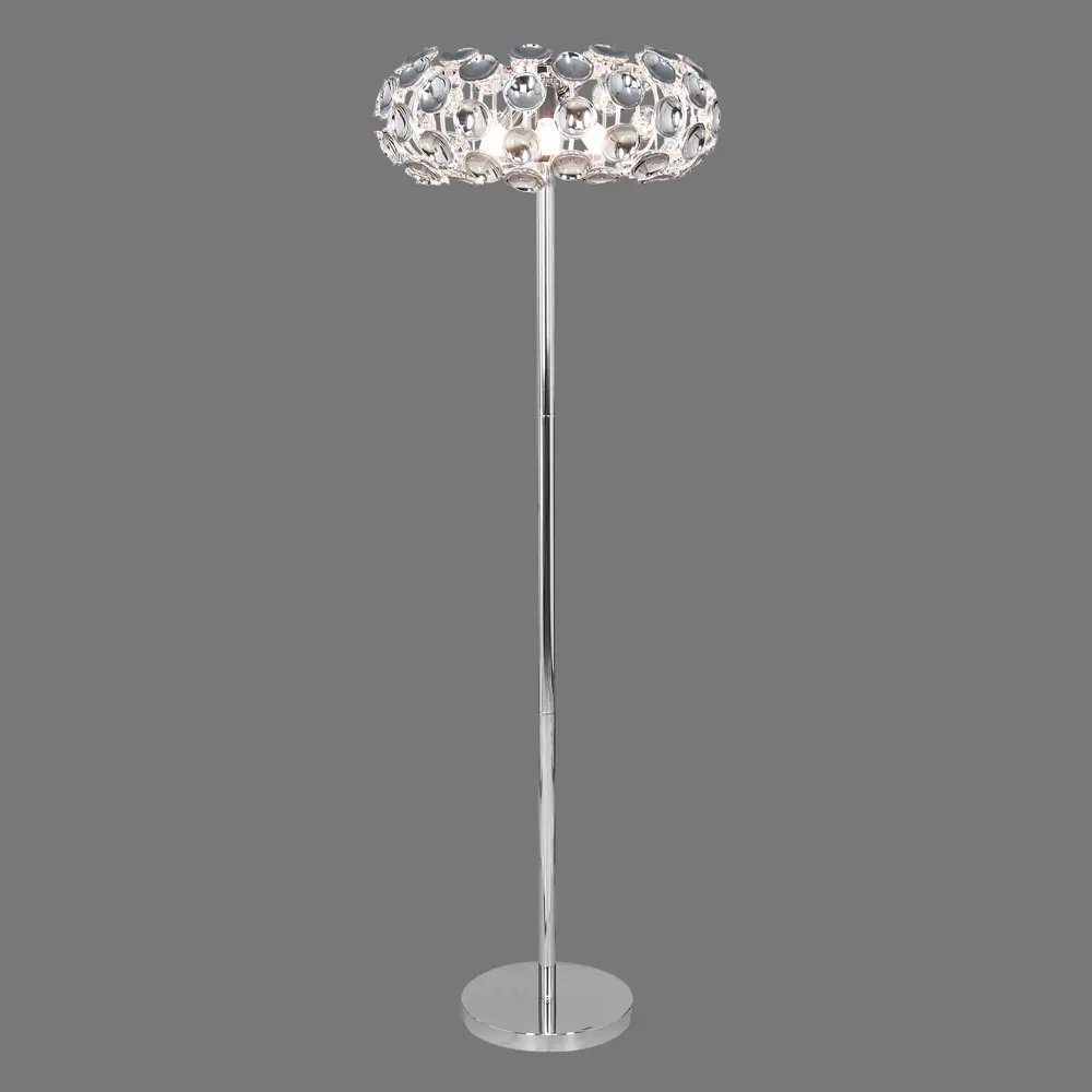 Торшер Mosca Chrome L1096-3F, цвет серебристый LAMPLANDIA STLM-2068919 - Вид №2