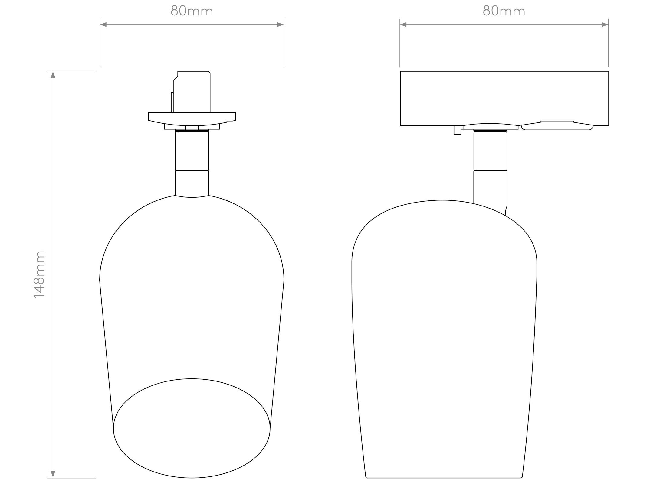 Алюминиевый светодиодный трековый светильник с диммером Astro Lighting Koto ARCH-00037379 - Вид №3