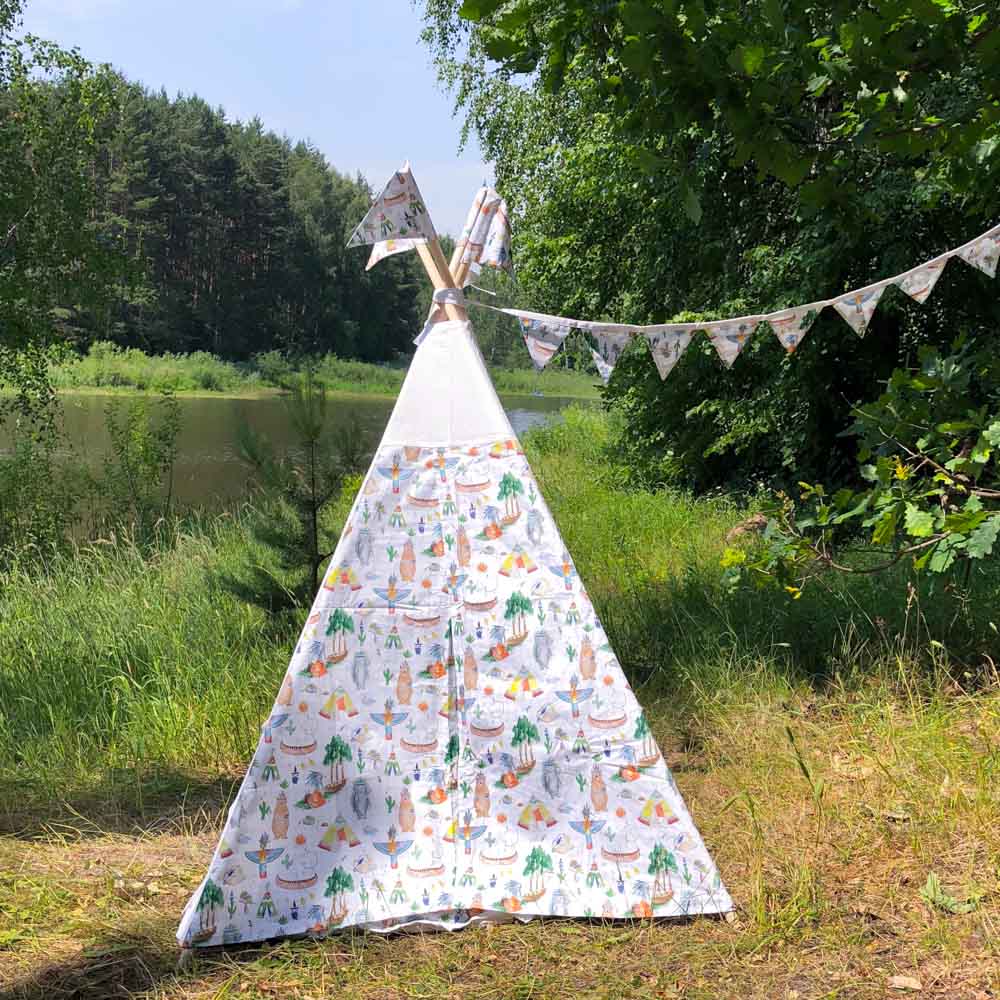 Гирлянда из 8 флажков Native Party VAMVIGVAM NATIVE PARTY 282180 Белый Santreyd  - Вид №6