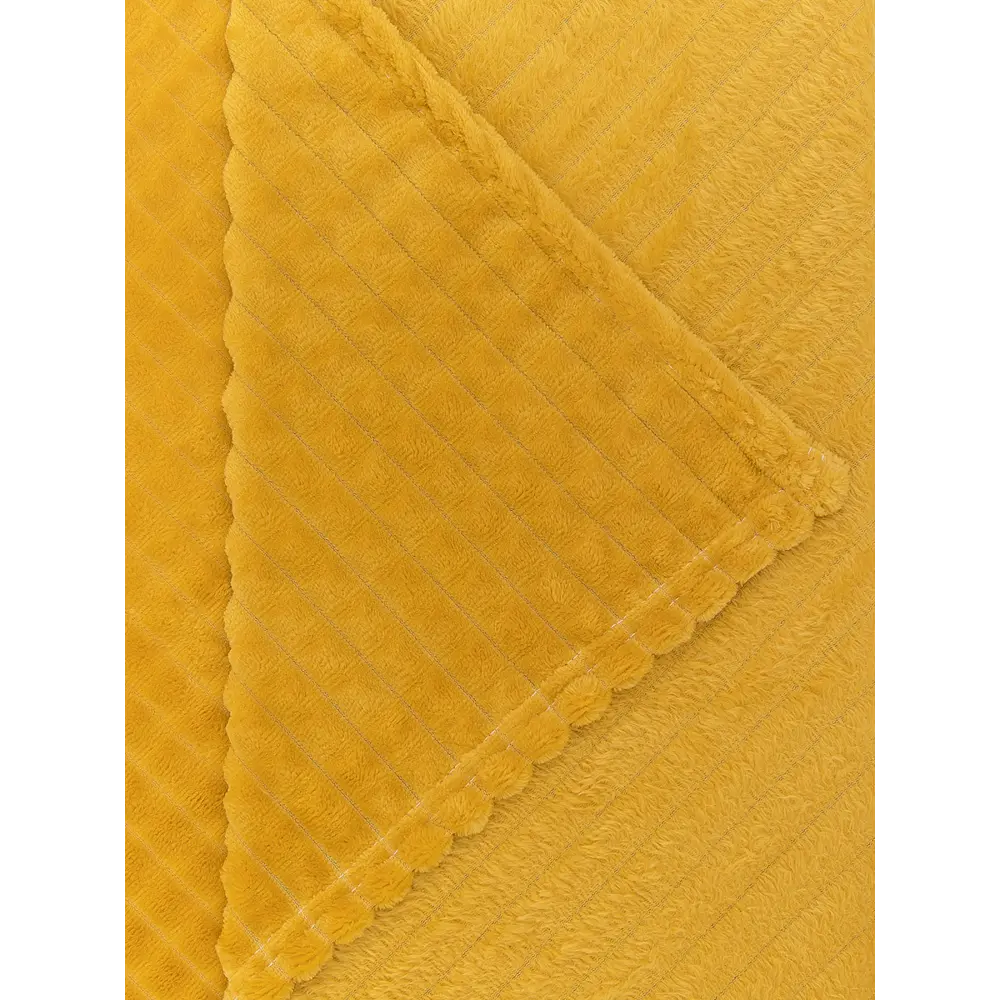 Плед Кубики 200x220 см фланель цвет охра TEXREPUBLIC STLM-2066943