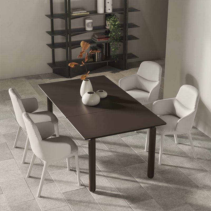 Кожаный стул с подлокотниками Natuzzi Italia Edgar ARCH-00107139 - Вид №3