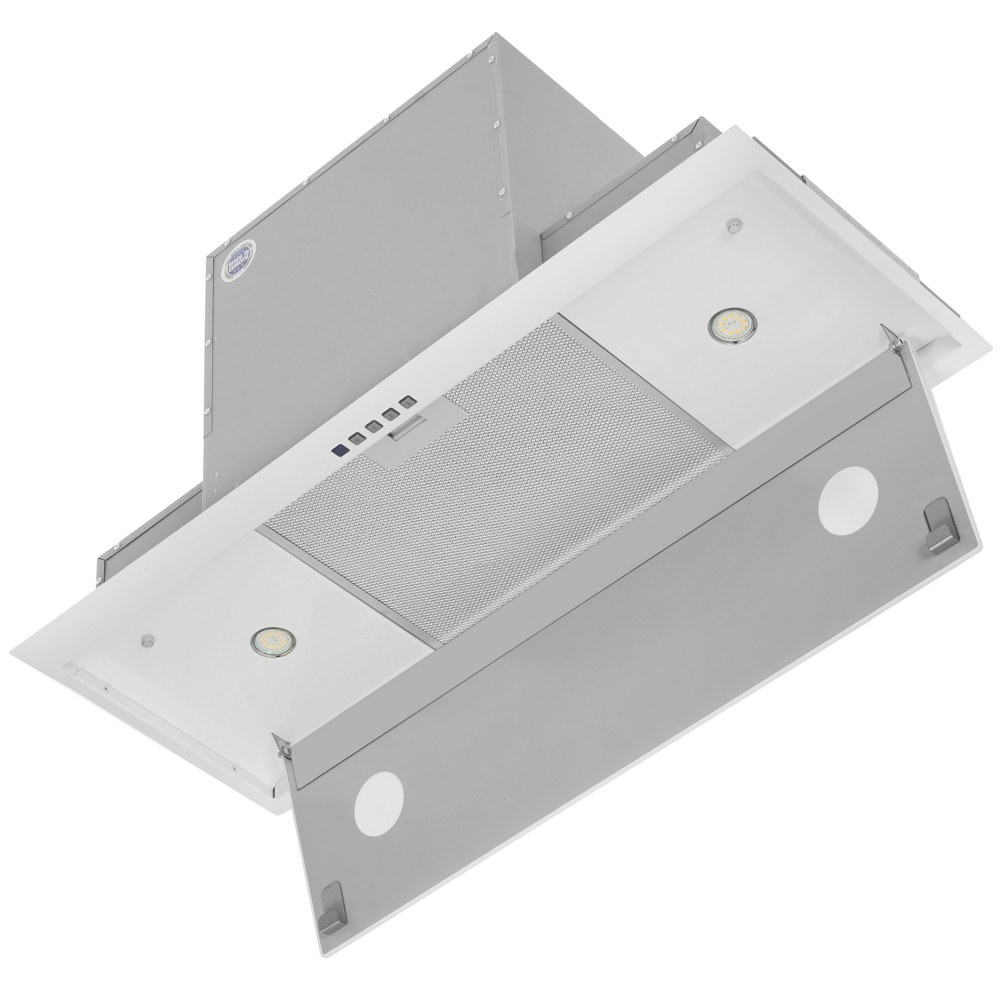 5354592 Вытяжка полновстраиваемая Akpo WK-6 Neva glass серебристый/белый STDN-0014906 - Вид №2