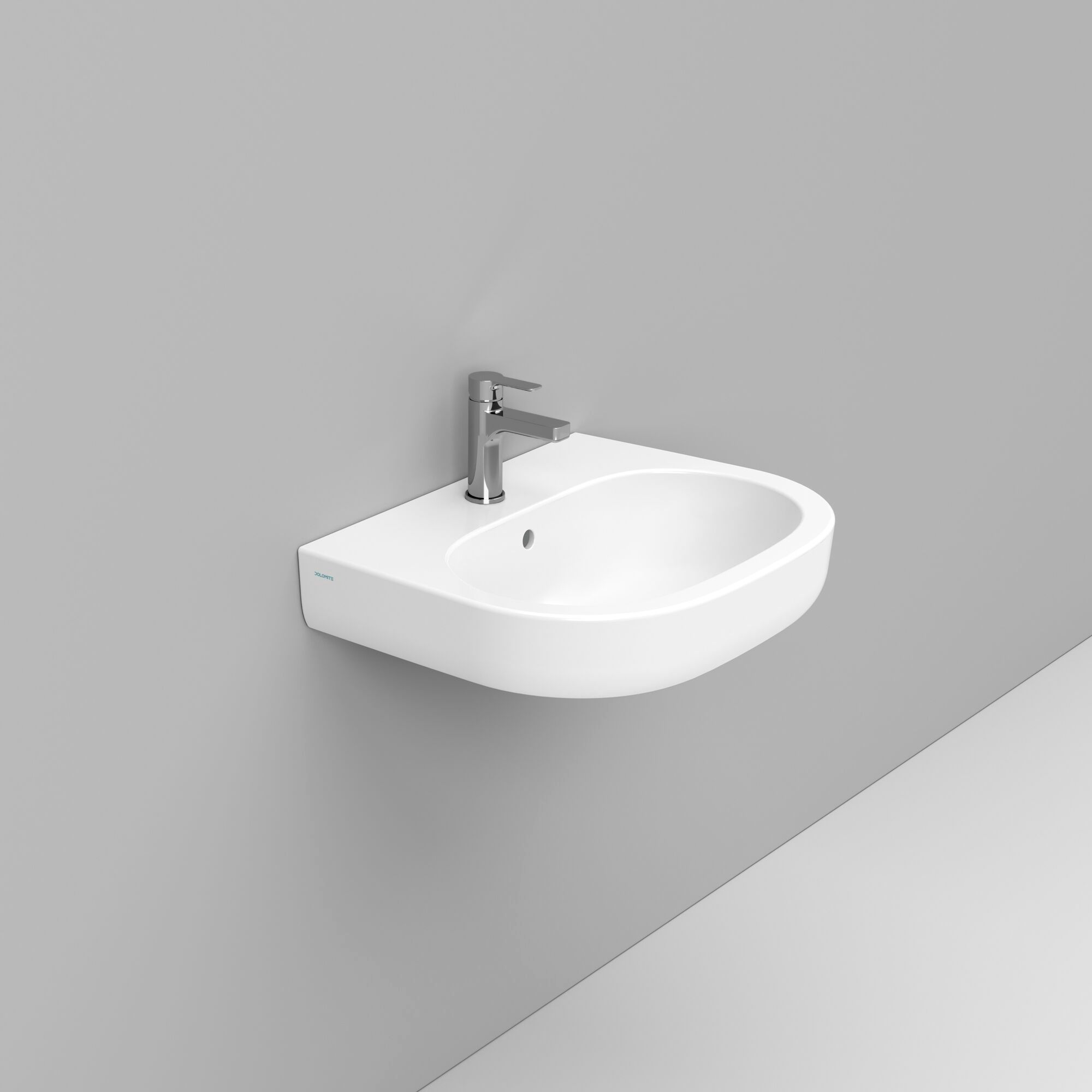 Овальная керамическая подвесная раковина с переливом Ceramica Dolomite мирт ARCH-00041879 - Вид №7