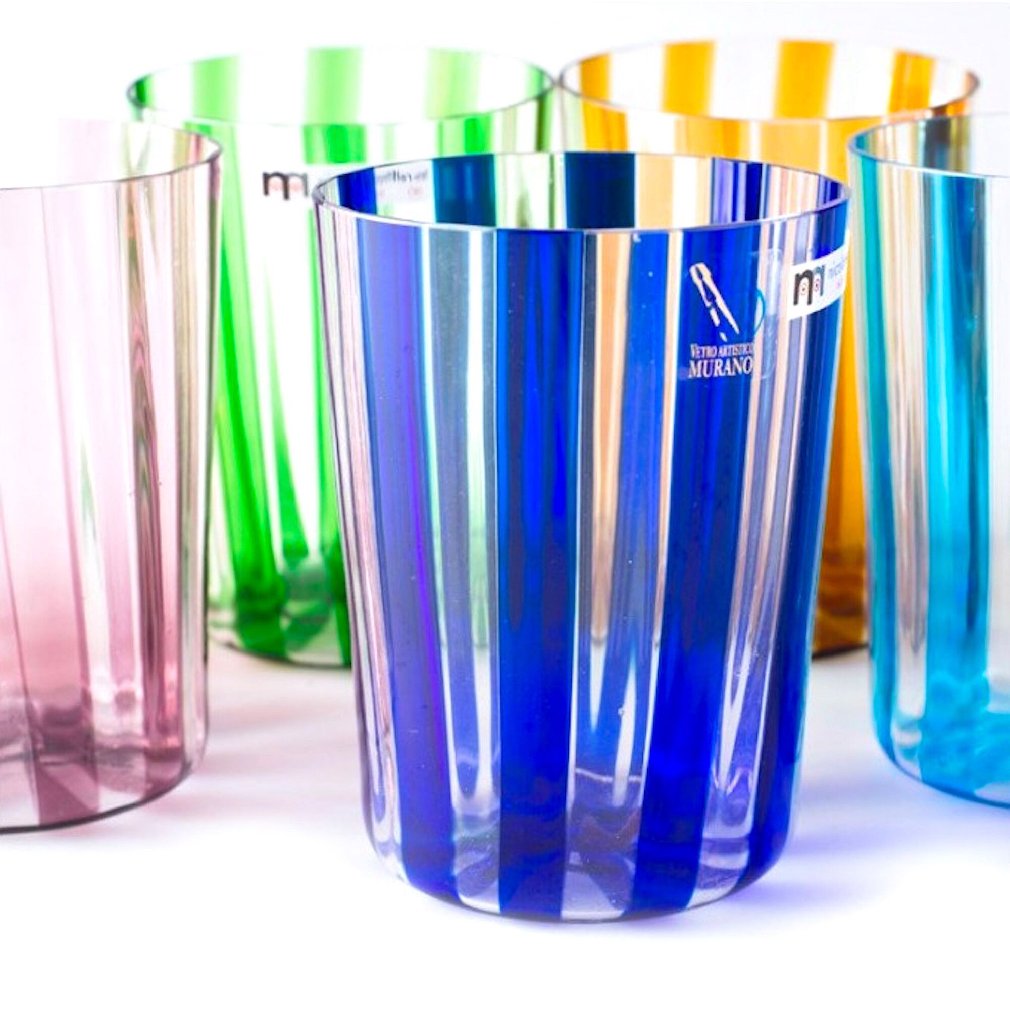 Набор из шести стаканов из муранского стекла ручной работы YourMurano готы ARCH-00143222 - Вид №8
