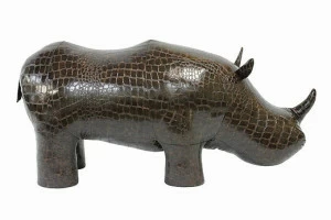 Пуф "Носорог" темно-коричневый EUROSON ЖИВОТНЫЕ 126032 Коричневый