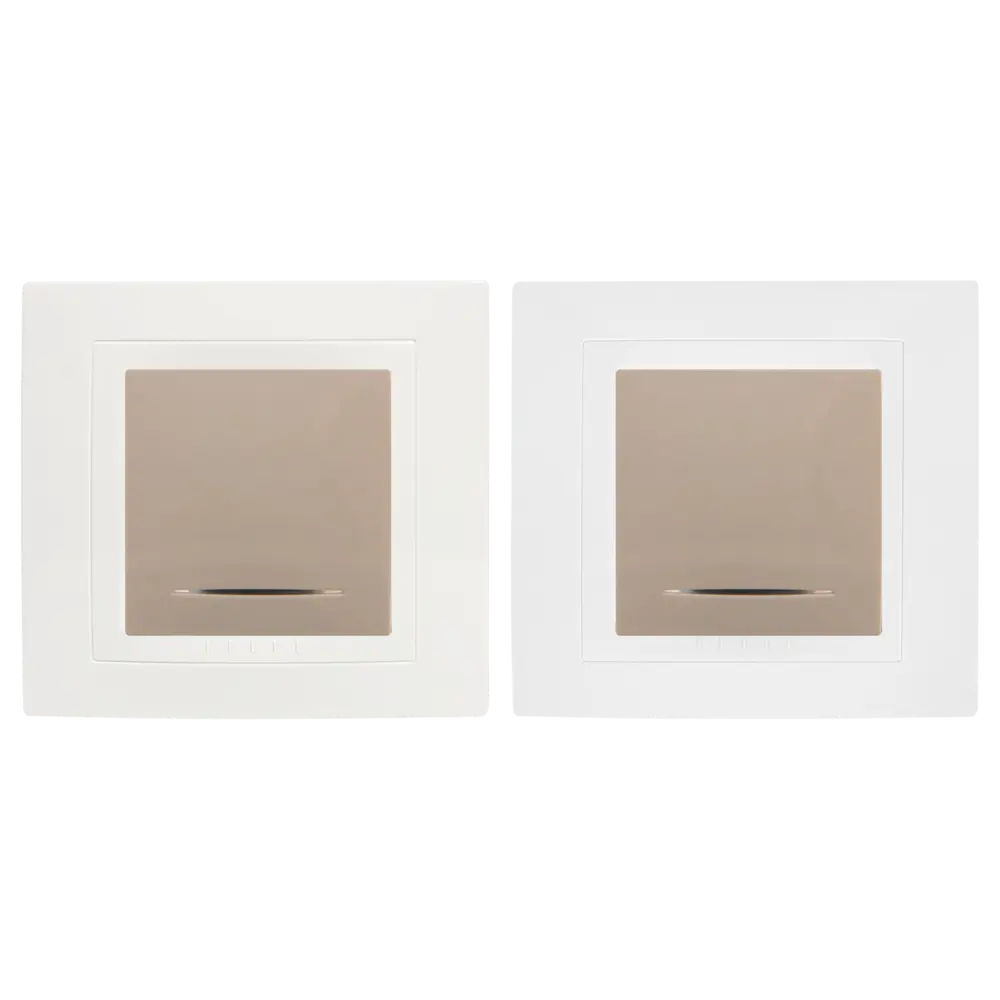 Выключатель встраиваемый Systeme Electric Unica 1 клавиша с подсветкой, цвет бежевый STLM-2159318 - Вид №2