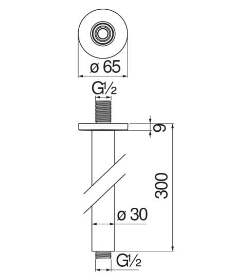 Потолочный душ Nobili Солнце ARCH-00127788 - Вид №2