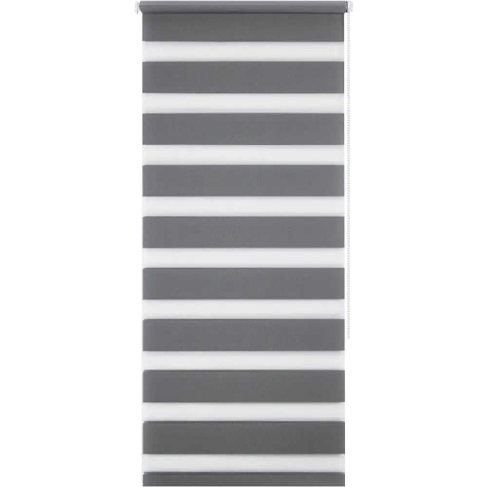 Штора рулонная день-ночь Silver 80x160 см серая Santreyd Д/Н SILVER STLM-2070036