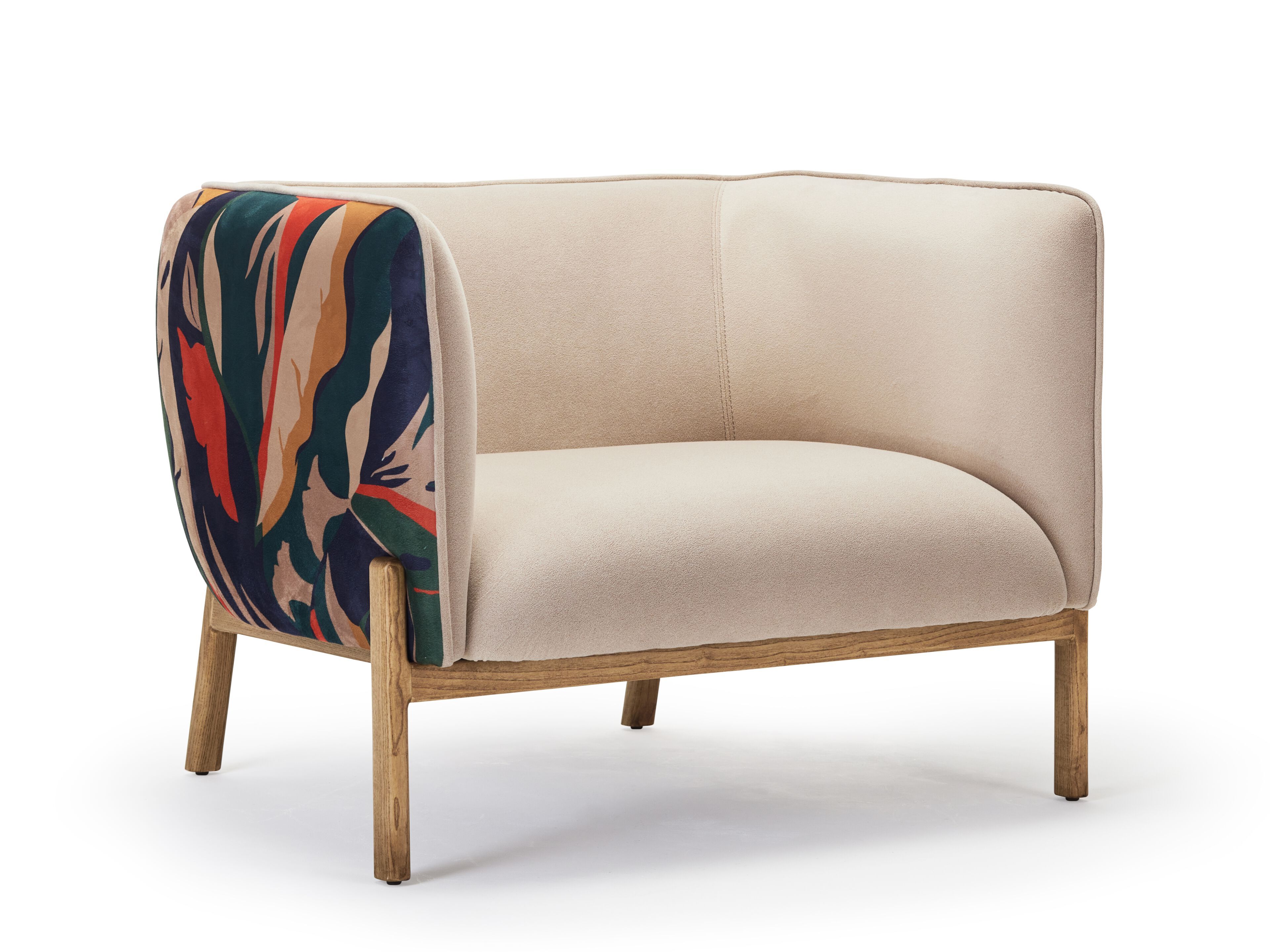 Тканевое кресло с подлокотниками Papell Design Arvil ARCH-00110992 - Вид №1