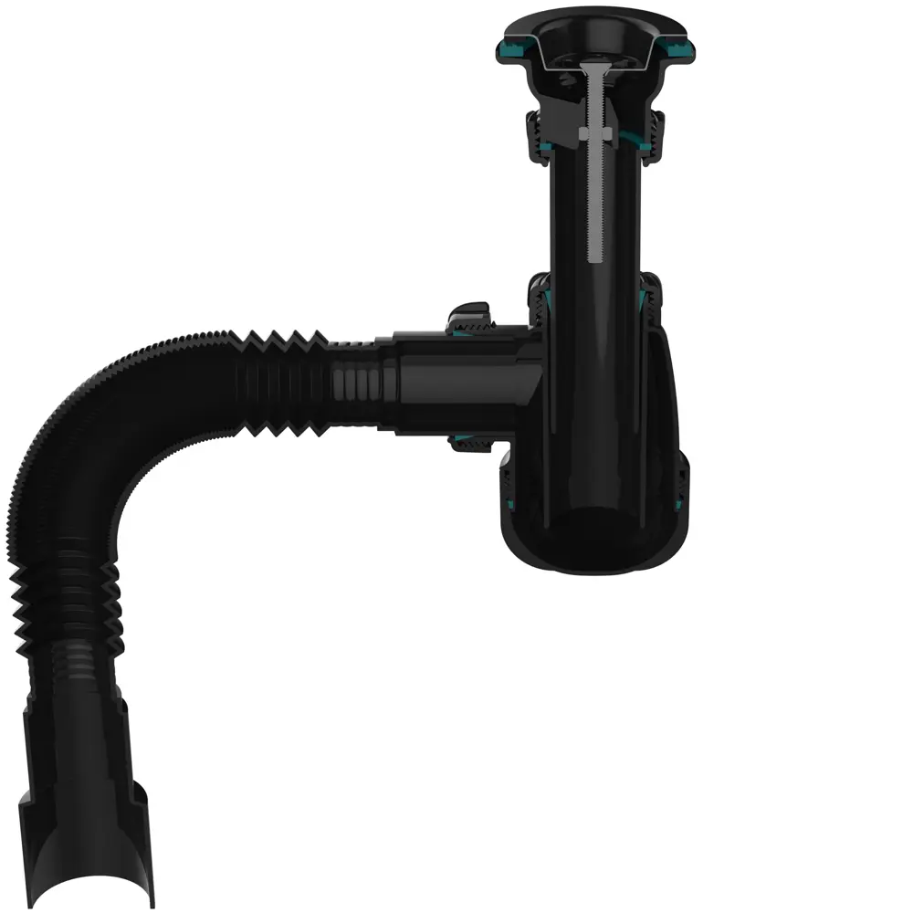 Сифон для умывальника Aquant 1 1/4" полипропилен STLM-2212217 - Вид №1