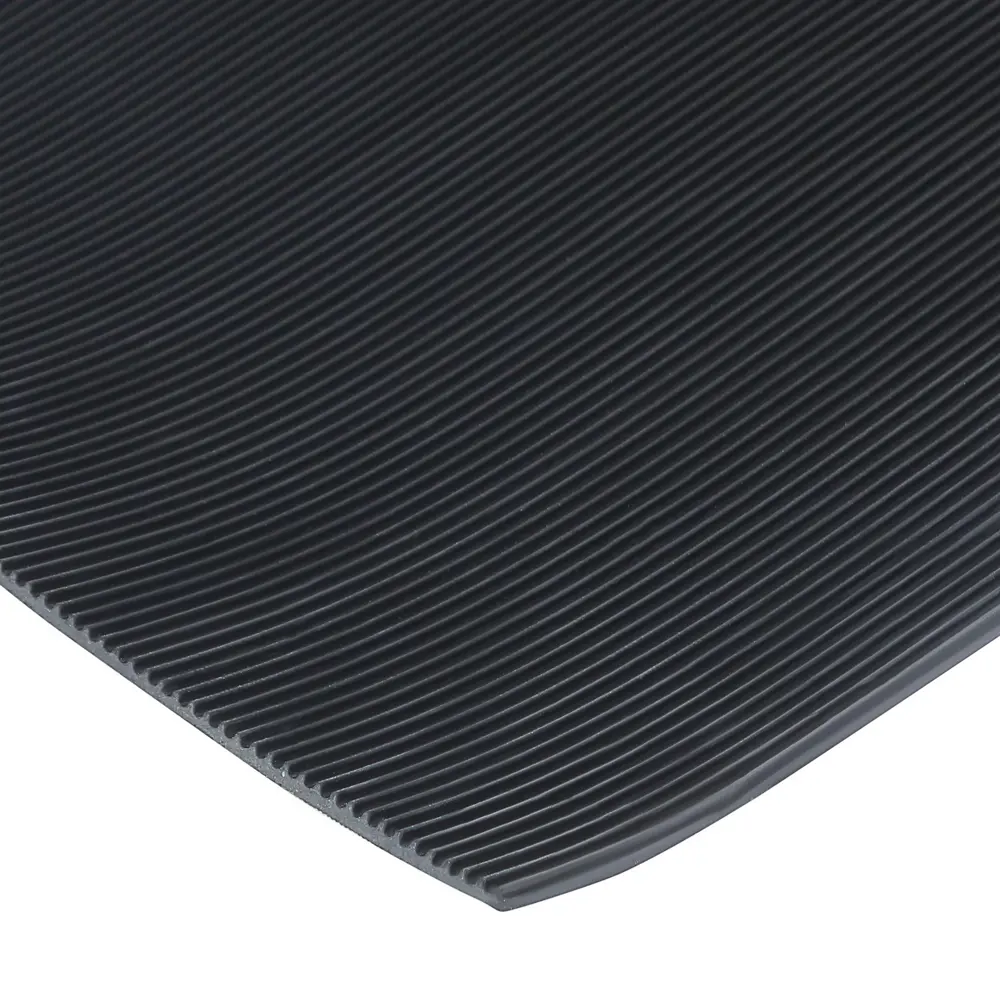 Ковровое покрытие «Рифлёнка», 1.2х10 м, резина, цвет чёрный ЮТЕКС STLM-2189255 - Вид №1