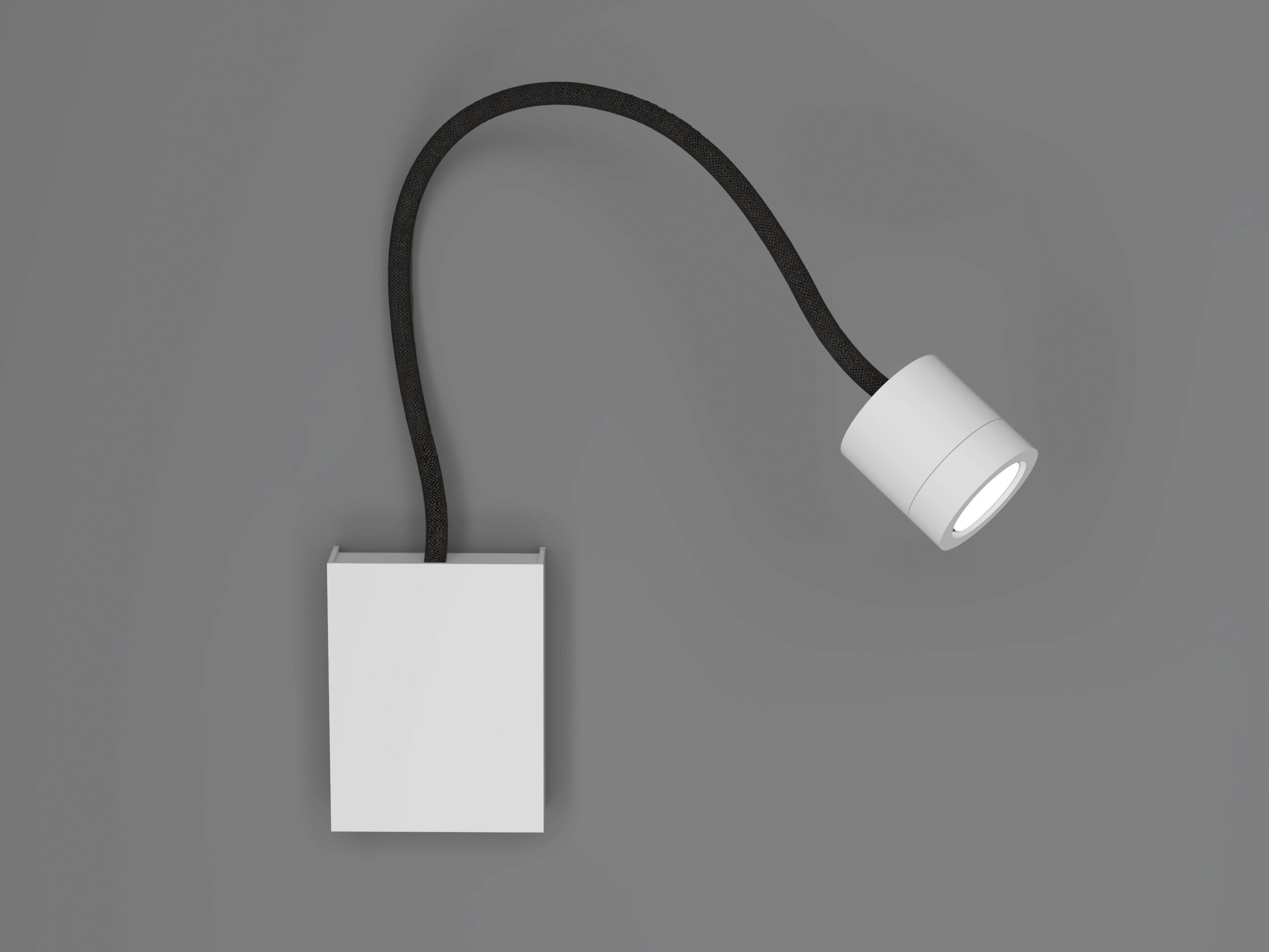 Алюминиевая светодиодная лампа для чтения с гибким кронштейном Letroh поверхность ARCH-00068729