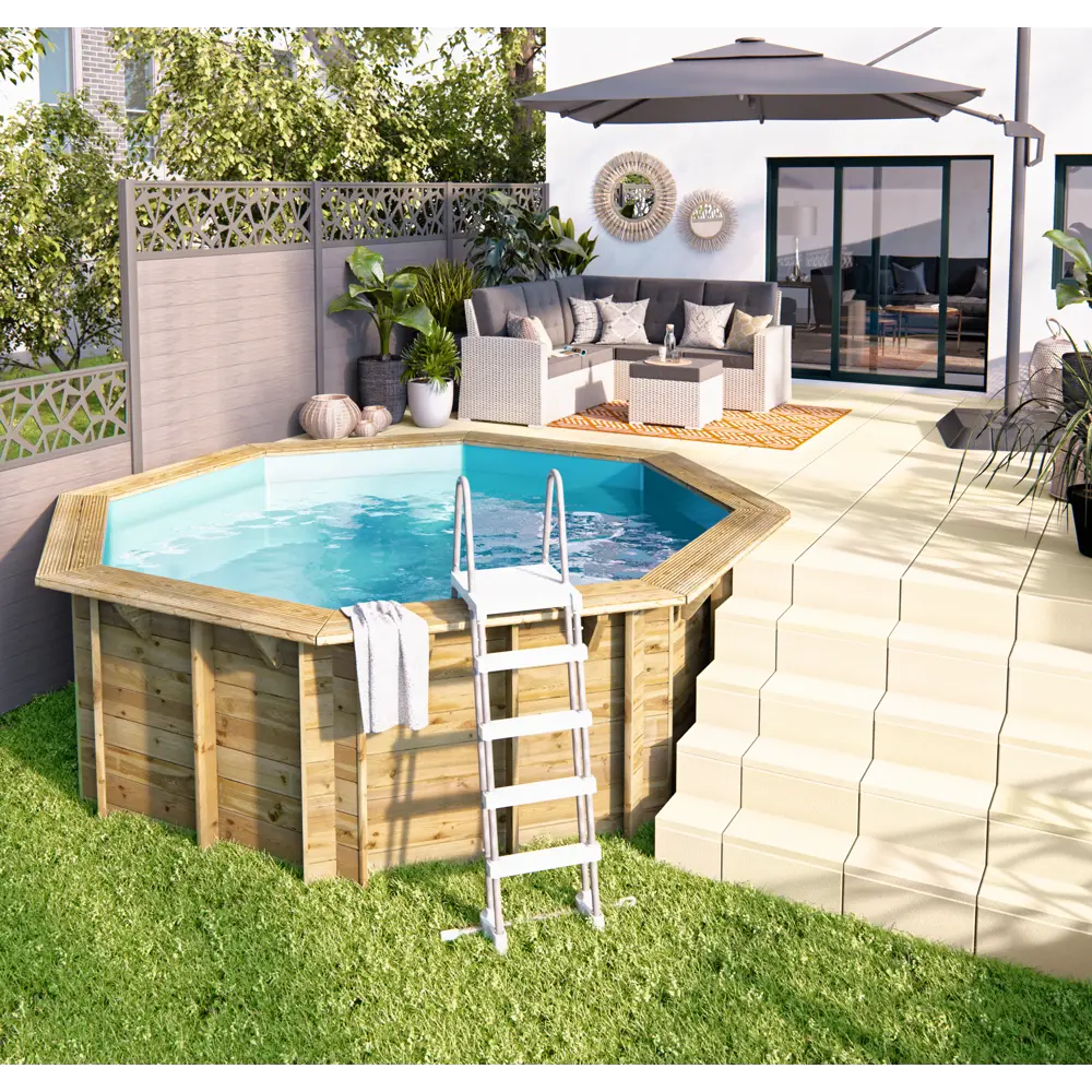 Зонт BEGINIA Aura 286x286 см бежевый STLM-2172065 - Вид №11